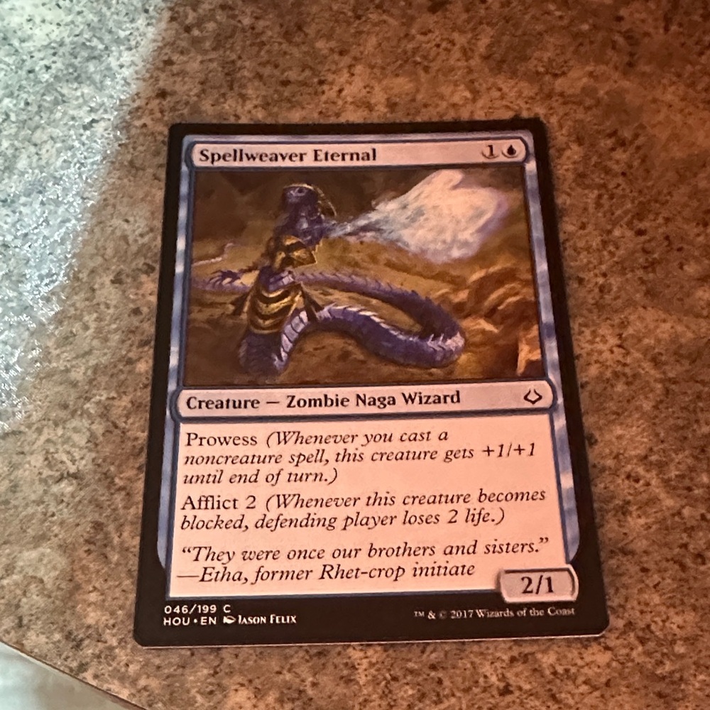 Blue Spellweaver Eternal Card